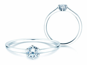 Bague de fiançailles Madison en argent